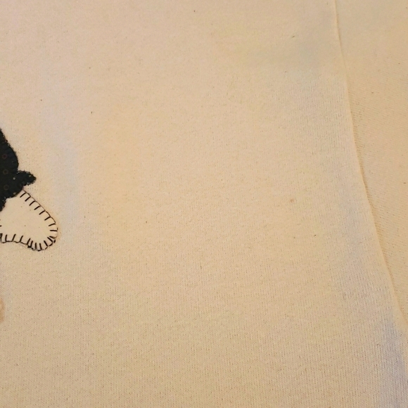 Vintage Handcrafted Oversized Sweatshirt Grandmacore Jerzees Single Stitch L VG - Picture 11 of 12